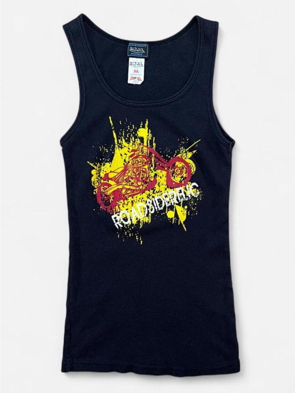 Y2K Von Dutch Black Tank Top